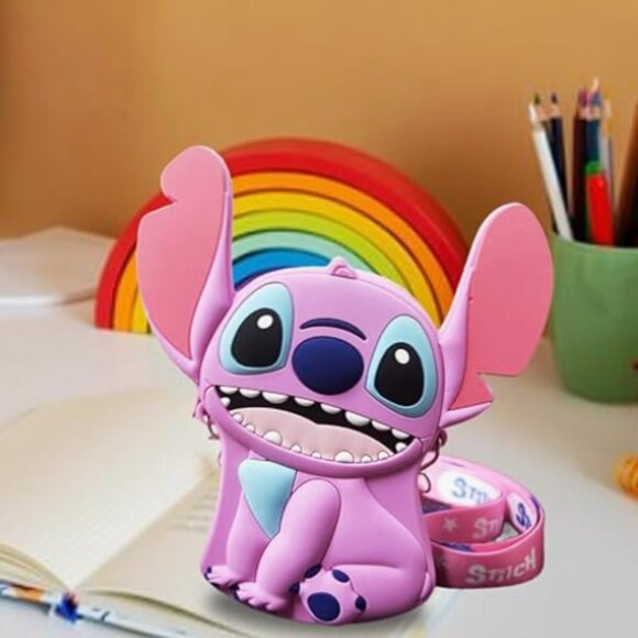 Disney Stitch Mimi Silicon Crossbody CUTE bag - Picture 2 of 4